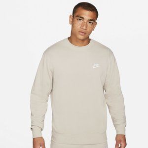 Nike Sportswear Club Fleece Crew (Light Bone)